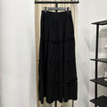 Meera Tiered Skirt (CGLABEL - Checkered Linen)