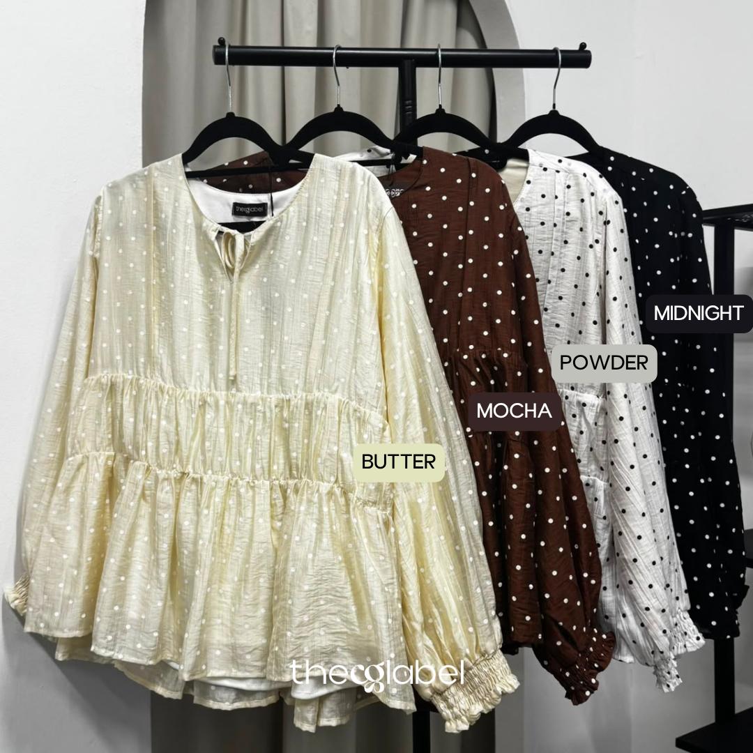 Poppy Polka (CGLABEL - Chiffon Crepe)
