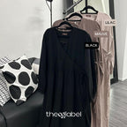 Fuss Free Kimono Dress (By thecglabel- Checkered Linen)