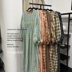 Amani Puffy Sleeve Dress (CGLABEL - Cotton Mix Poly)