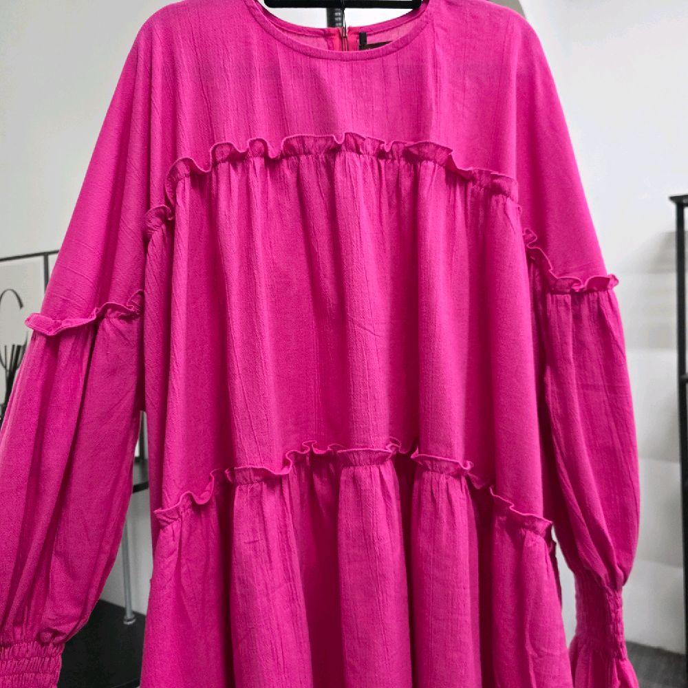 Santorini Ruffle Dress (CGLABEL - Linen Crinkle)