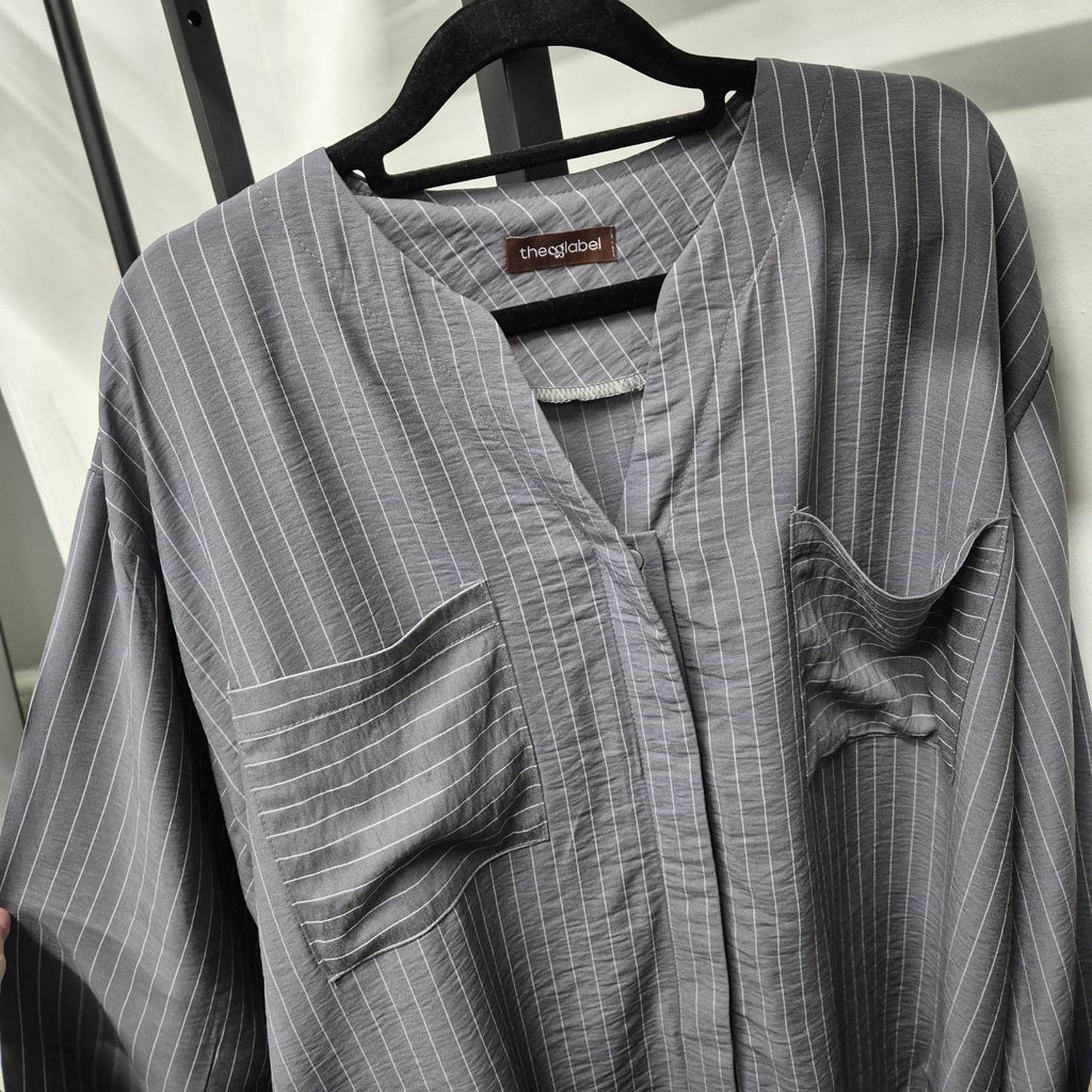 Signature Shirt (by thecglabel - Linen Stripes Woven)