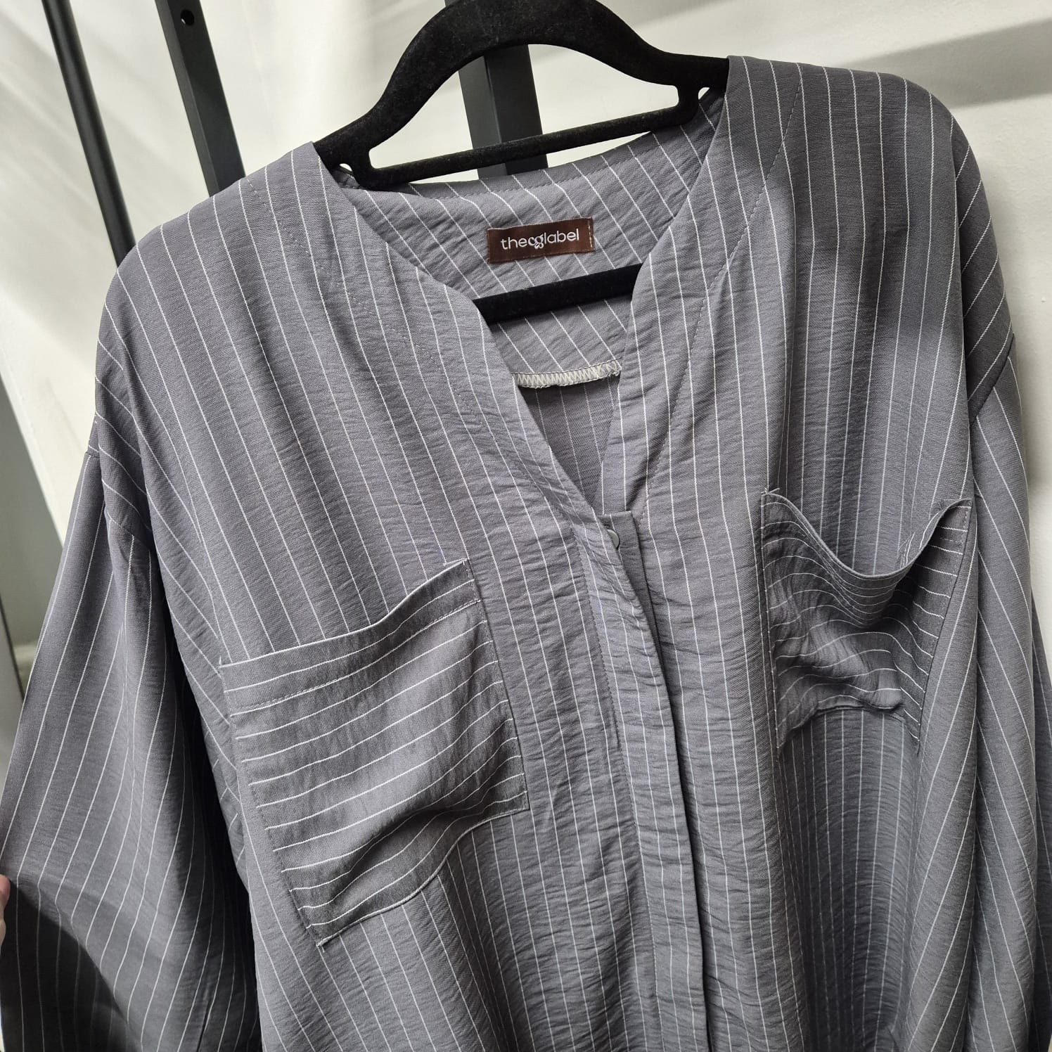 Signature Shirt (by thecglabel - Linen Stripes Woven)