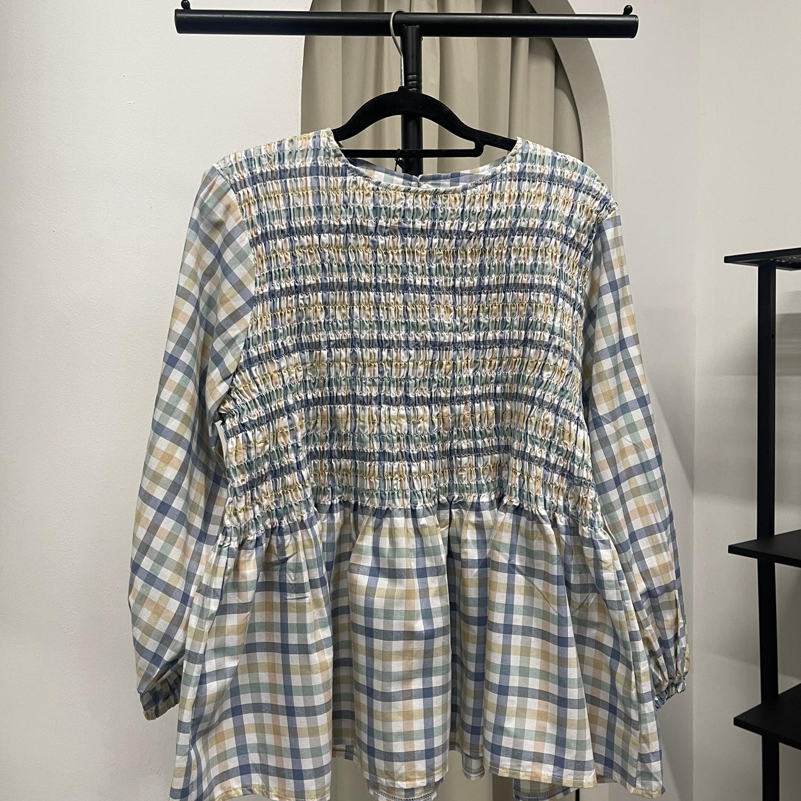 Noura Checks Top (CG Curated Series)