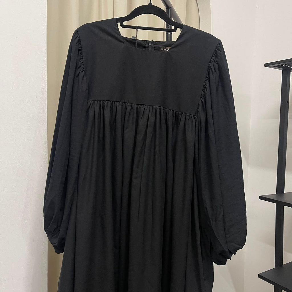 Amani Puffy Sleeve Dress (CGLABEL - Cotton Linen)
