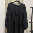 Amani Puffy Sleeve Dress (CGLABEL - Cotton Linen)
