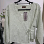 Kimono Blouse (CGLABEL - Seersucker)