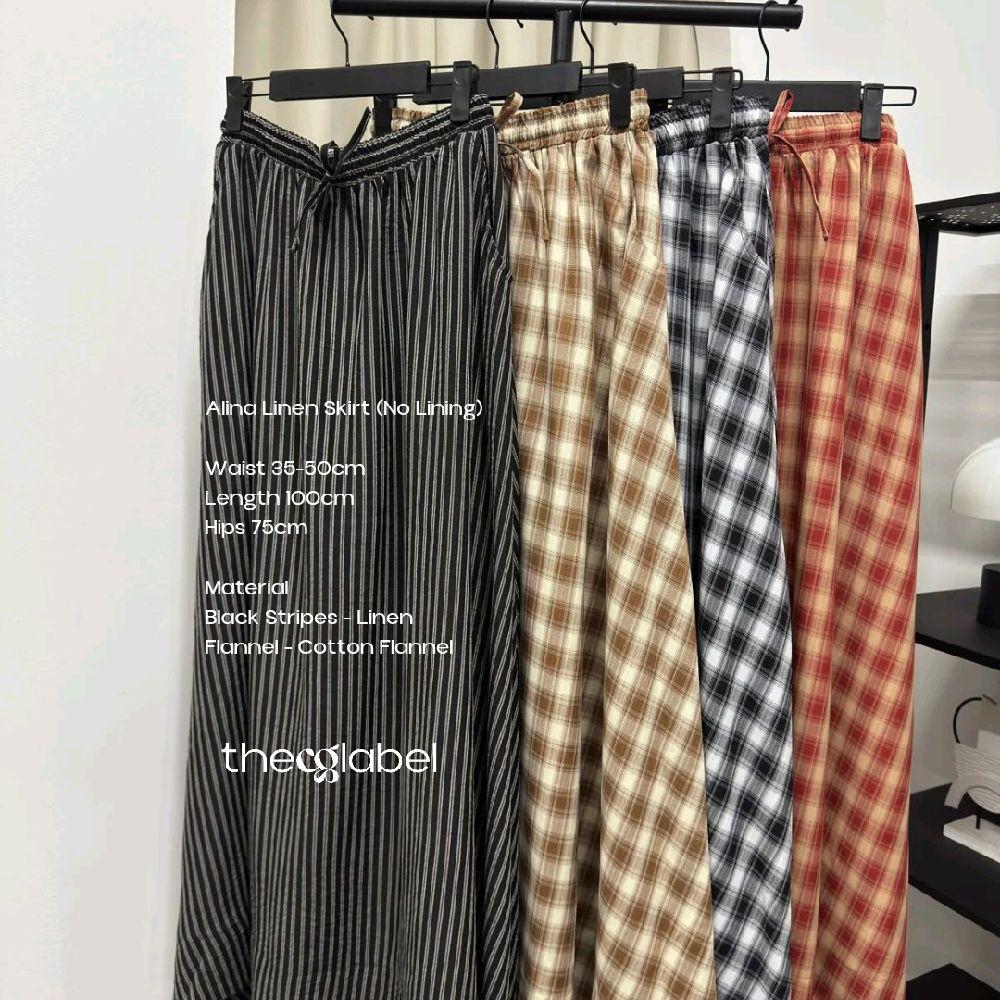 Alina Linen Skirt (CGLABEL - Mix Cotton)