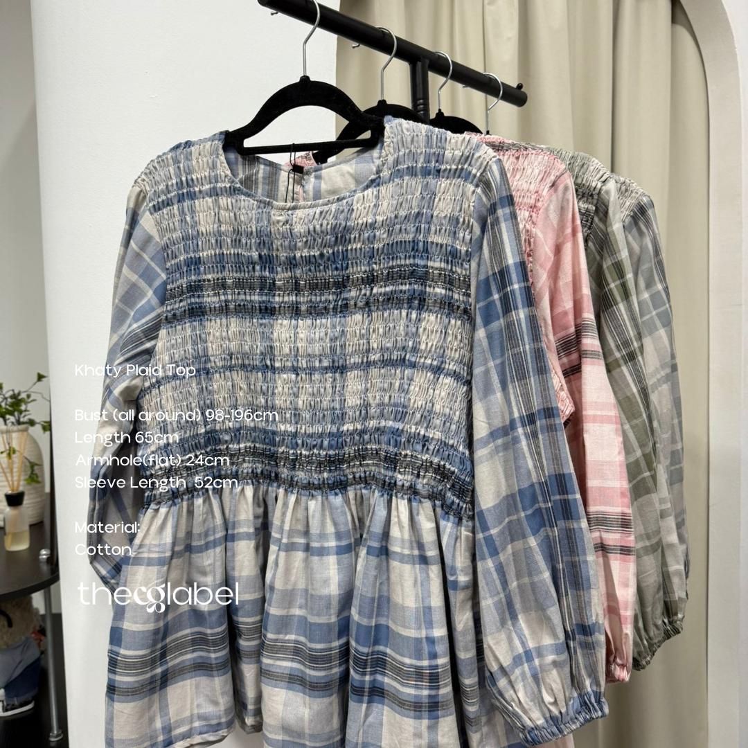 Khaty Plaid Top (CG Curated Series)