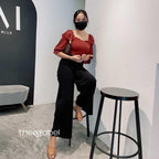 Wide Textured Pants [CG Curated Series]