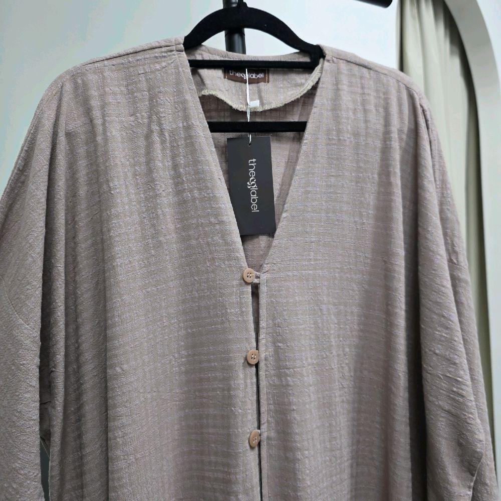 Kimono Outerwear (By thecglabel - Checkered Linen)