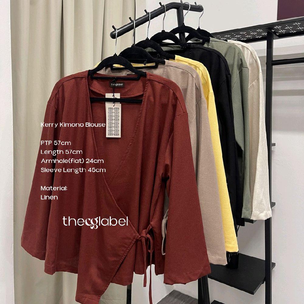 Kerry Kimono Blouse (CGLABEL - Linen)