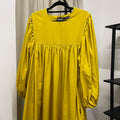Amani Puffy Sleeve Dress (CGLABEL - Cotton Linen)