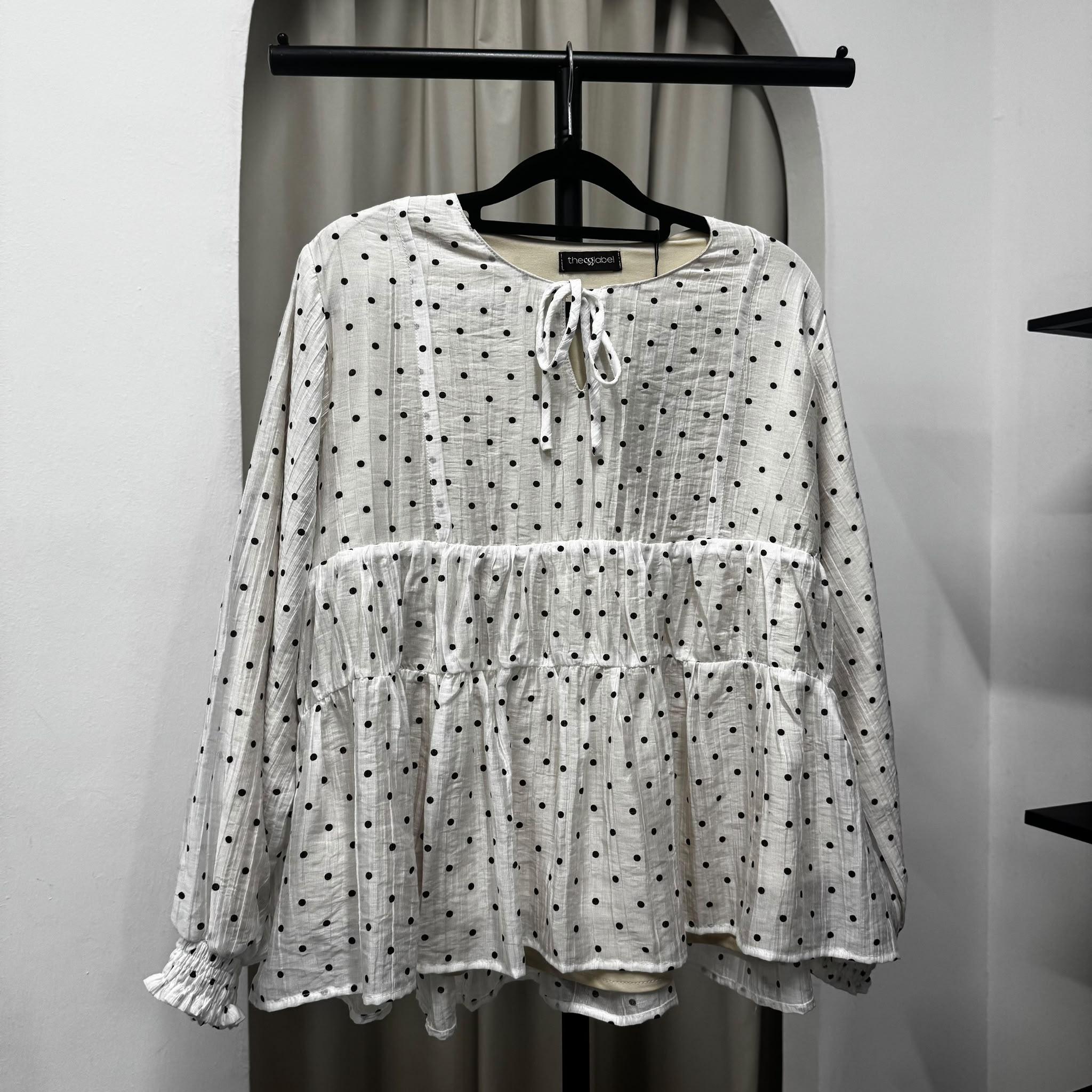 Poppy Polka (CGLABEL - Chiffon Crepe)