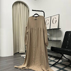 Mum Button Dress (CGLABEL - Foam)