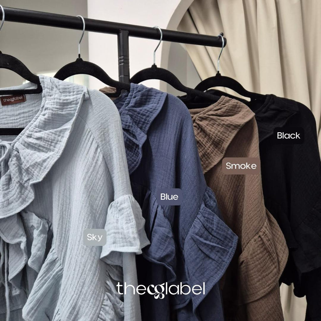 Thara Ruffles Blouse (By thecglabel - Cotton Foam Series)