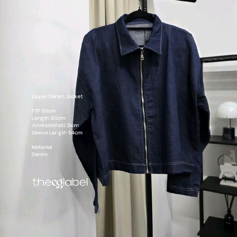 Zipper Denim Jacket (CG Curated Series)