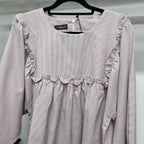 Serina Blouse (CGLABEL - Linen Stripes)