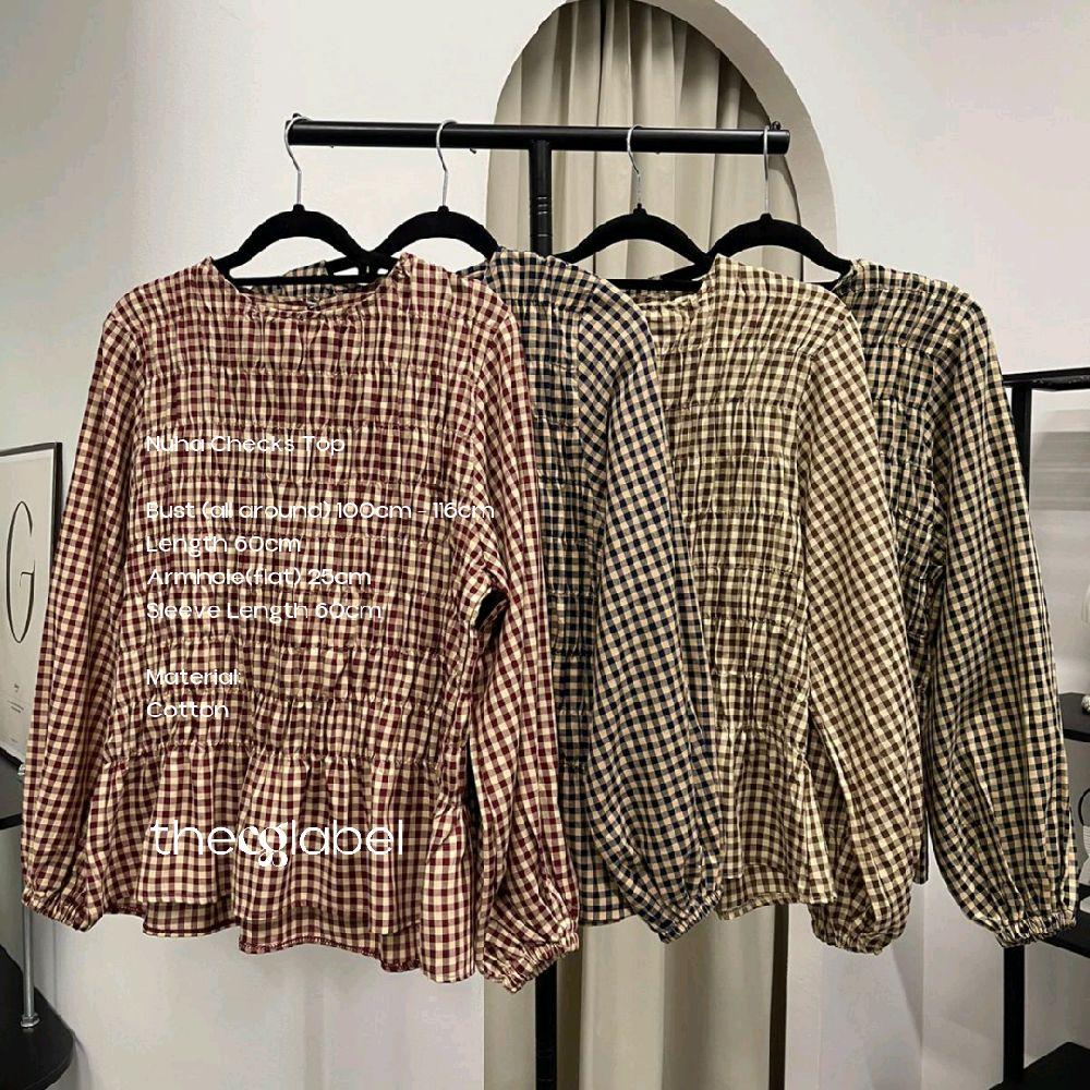 Nuha Checks Top (CG Curated Series)