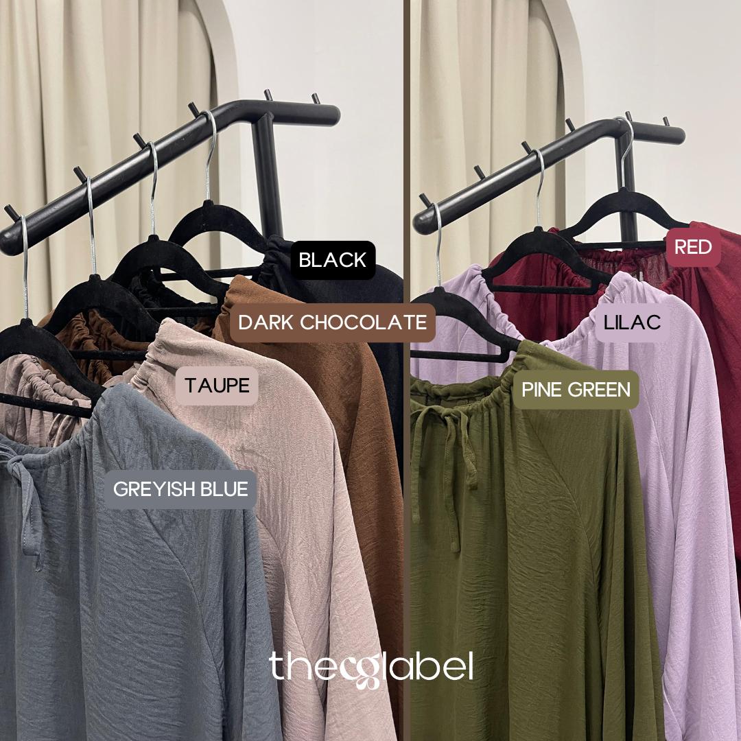 Ribbon Dress (CGLABEL - Crinkle Series) maxi