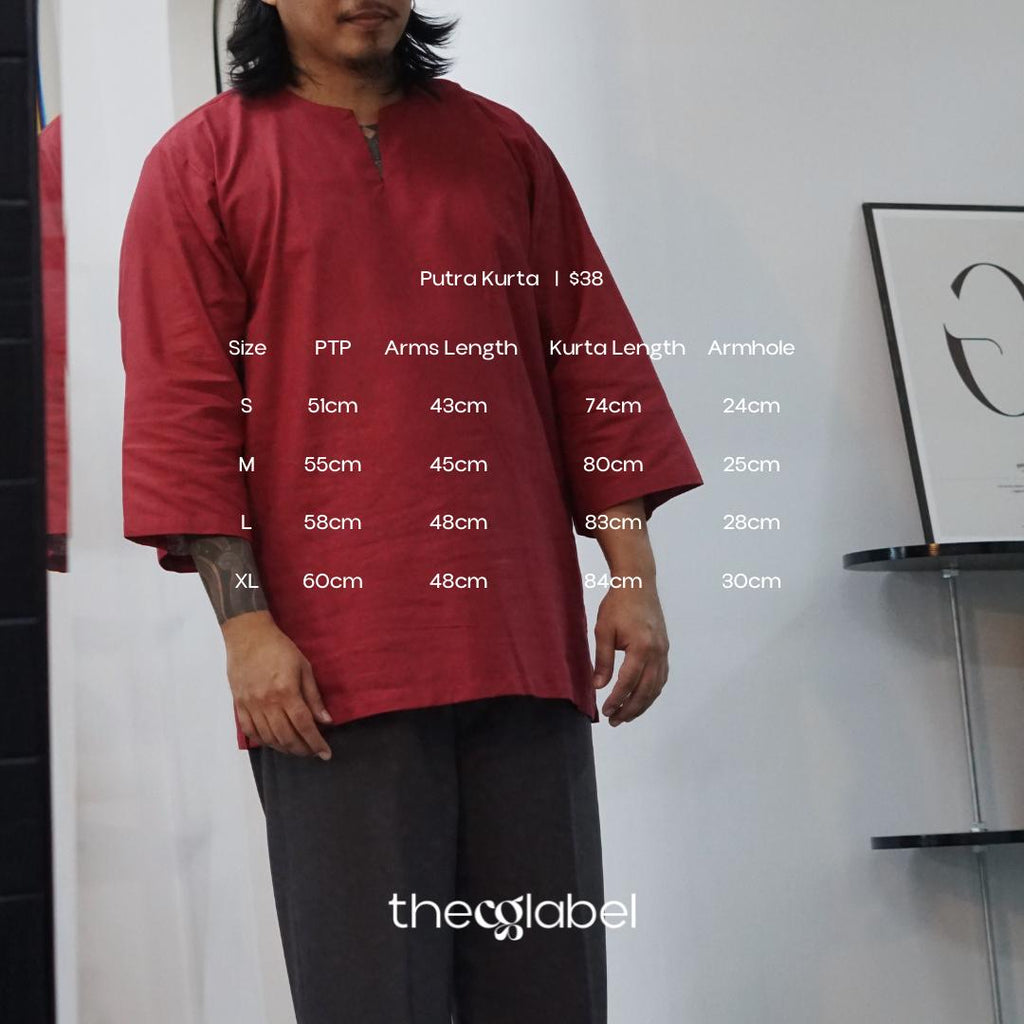 Putra Kurta Top (THECGLABEL - Raya Series 2026)