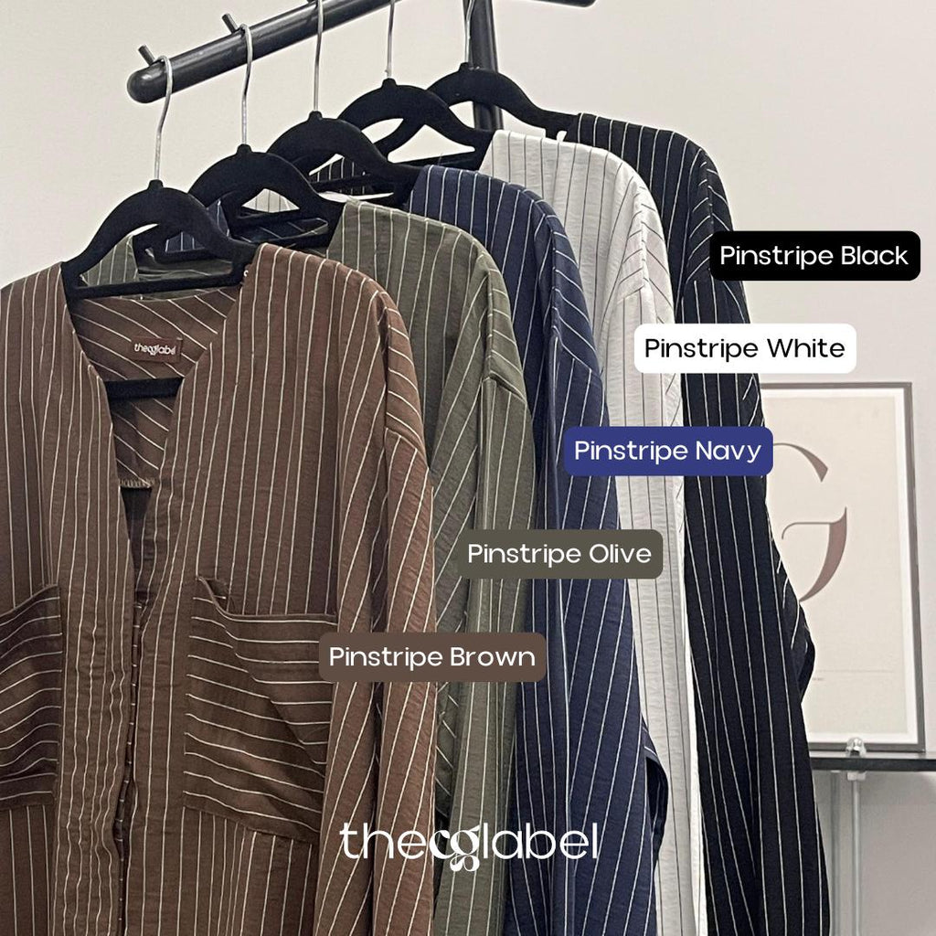 Signature Shirt (by thecglabel - Linen Stripes Woven)