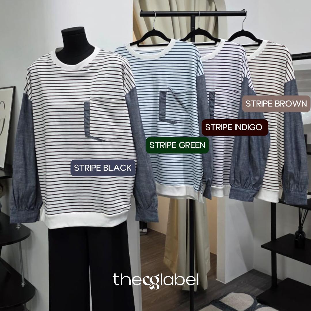 Denim Block Striped (Curated Series)
