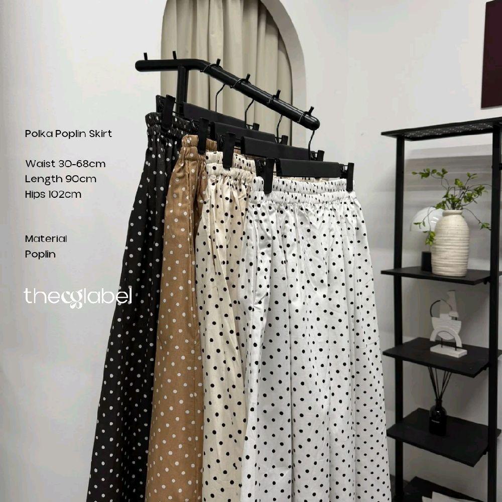 Polka Poplin Skirt (CG Curated Series)