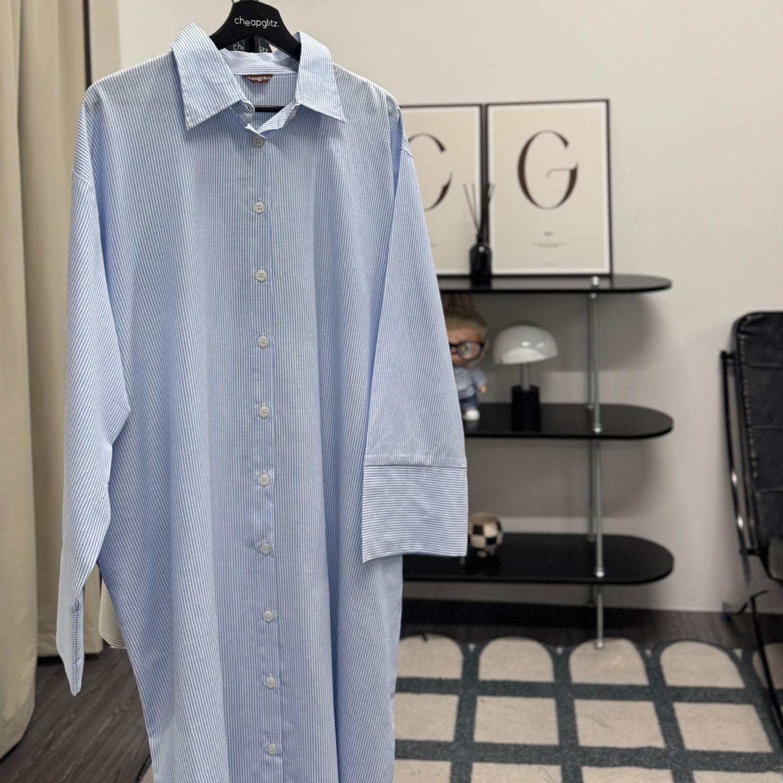 Shirt Dress (CGLABEL - Linen Stripes)