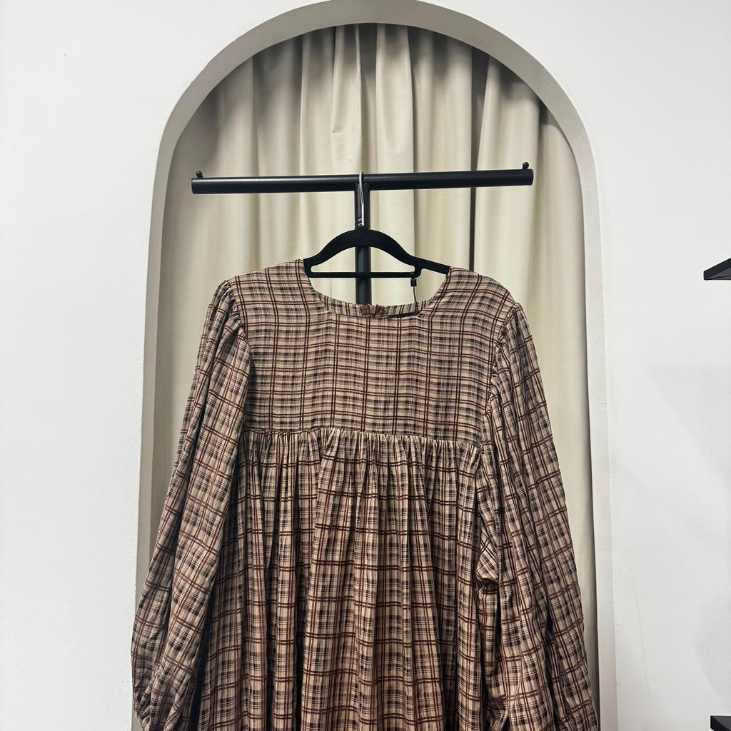 Amani Puffy Sleeve Dress (CGLABEL - Cotton Mix Poly)
