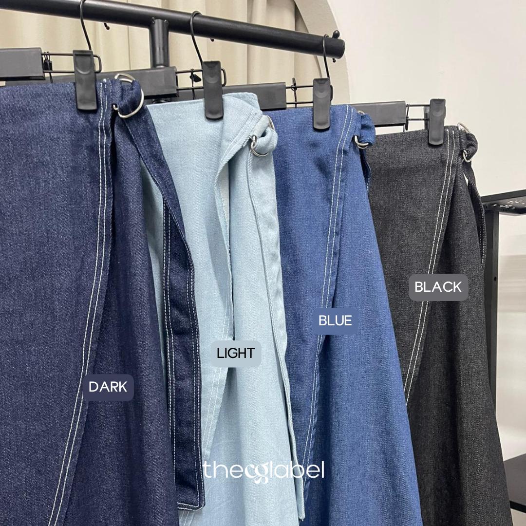 Belted Denim Skirt (CGLABEL - Premium Denim)