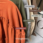Santorini Ruffles Blouse (CGLABEL - Linen Crinkle)