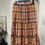 Meera Tiered Skirt (CGLABEL - Flannel)