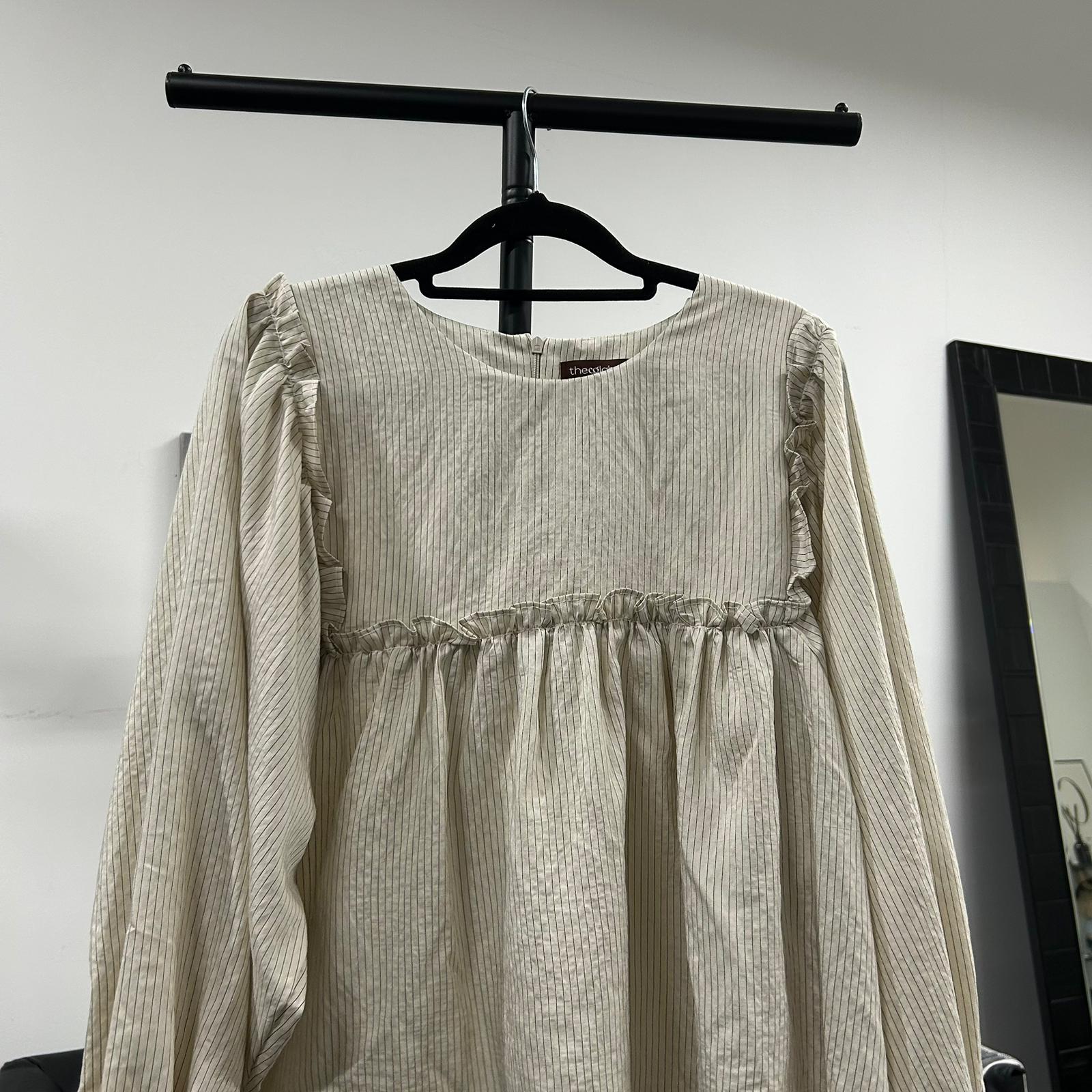 Serina Cropped Blouse (CGLABEL - NR Stripes)
