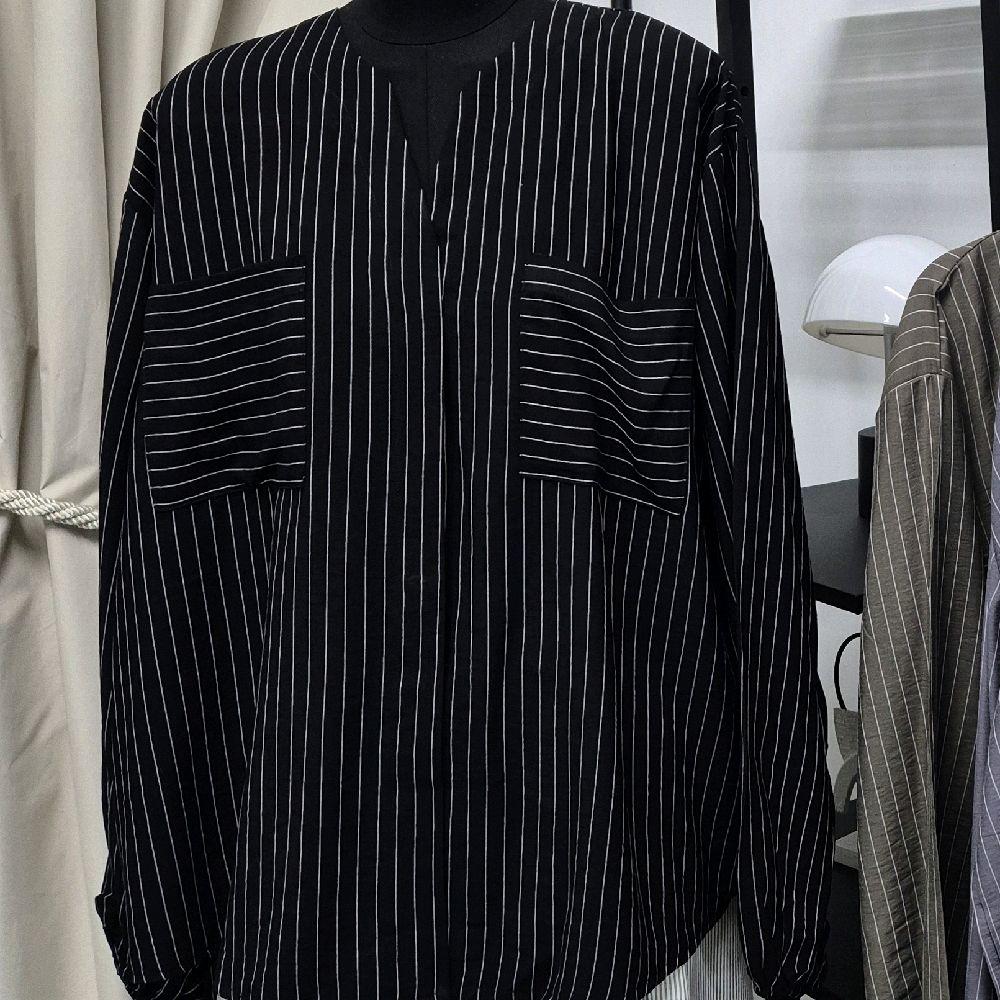 Signature Shirt (by thecglabel - Linen Stripes Woven)