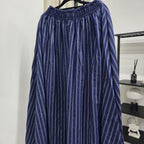 Striped Linen Skirt (Curated Series)