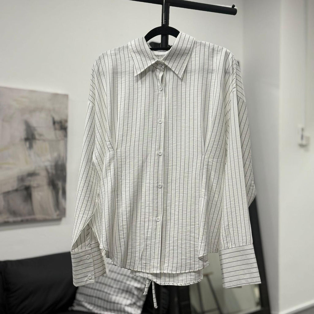 Dart Signature Shirt (By thecglabel - Linen Stripes Woven Material)