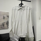 Dart Signature Shirt (By thecglabel - Linen Stripes Woven Material)
