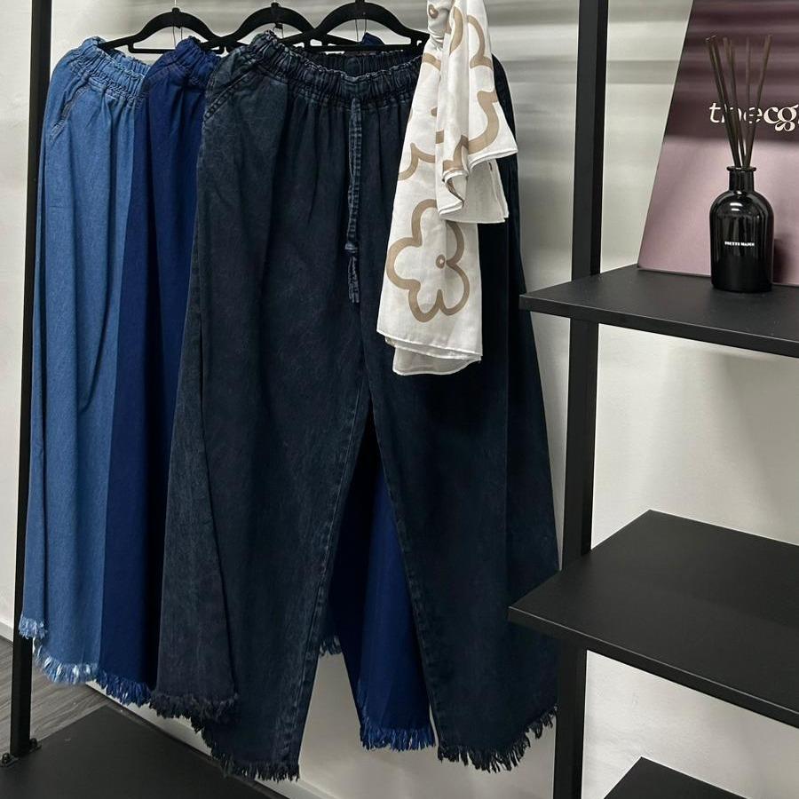 Frill Denim Pants (CG Curated Series)