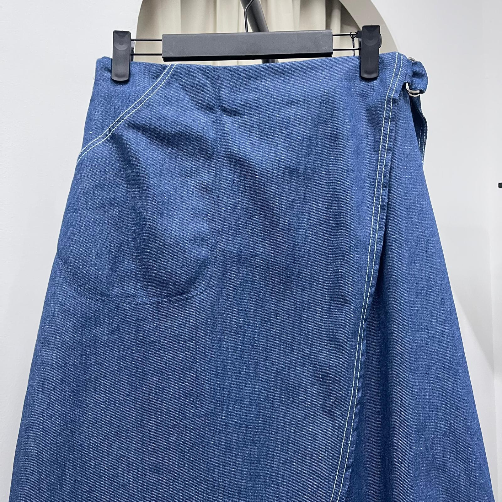 Belted Denim Skirt (CGLABEL - Premium Denim)