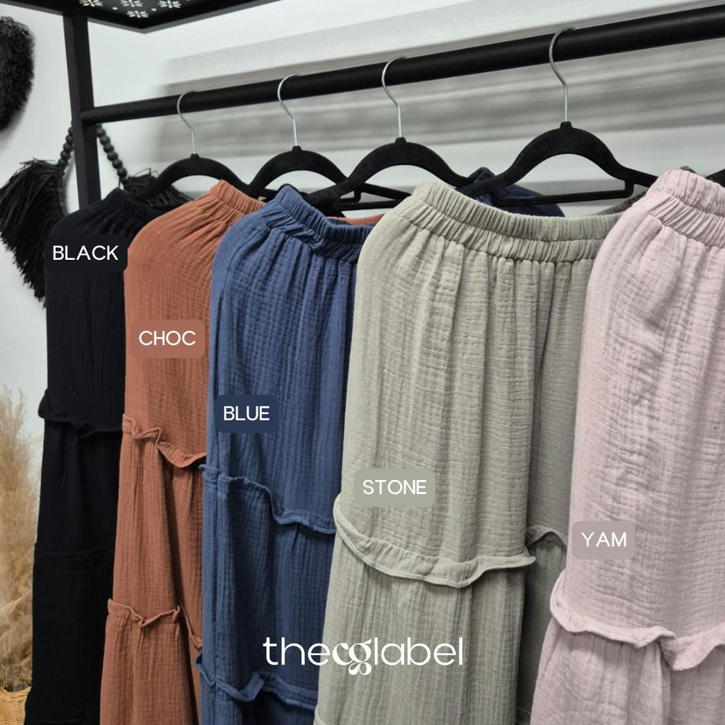 Meera Tiered Skirt (By thecglabel - Cotton Foam Series)