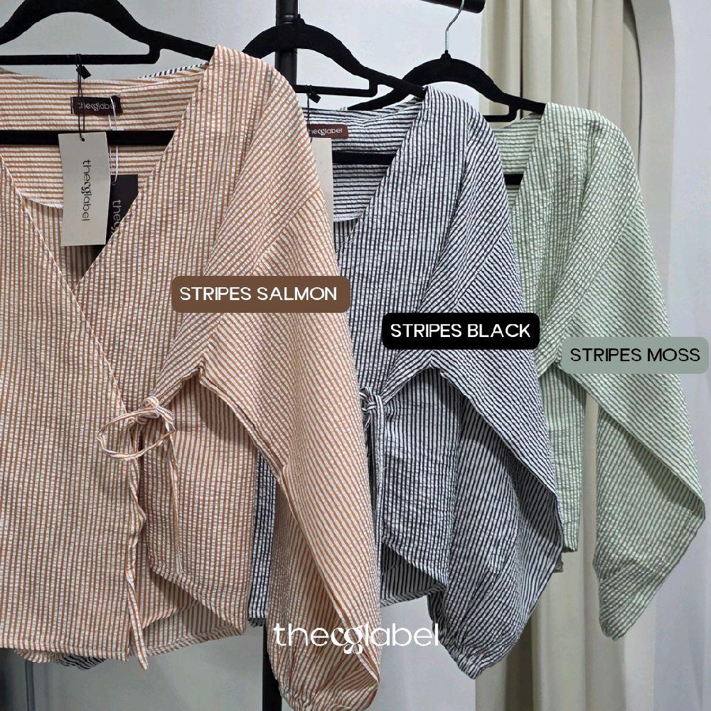 Kimono Blouse (CGLABEL - Seersucker)
