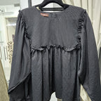 Serina Cropped Blouse (CGLABEL - NR Stripes)