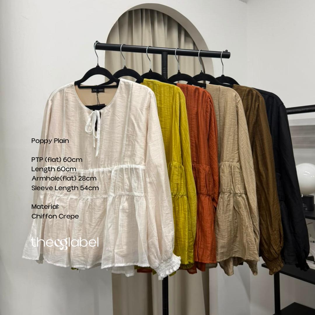 Poppy Plain (CGLABEL - Chiffon Crepe)