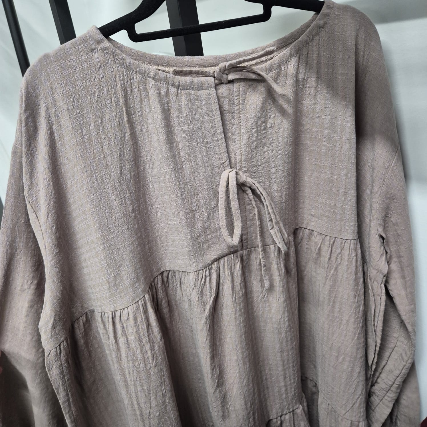 Babydoll Oversized Top (By thecglabel- Checkered Linen)