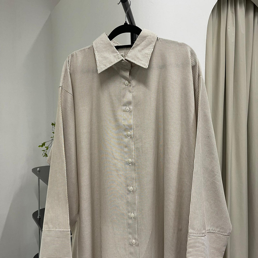 Shirt Dress (CGLABEL - Linen Stripes)